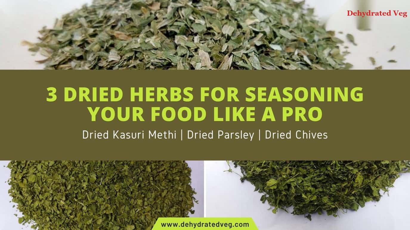3 Dehydrated Herbs for Commercial Seasoning Blends